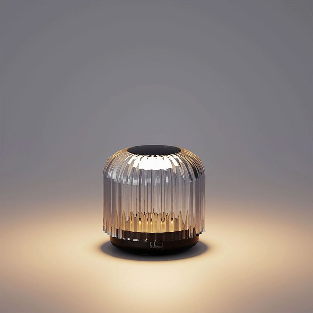ELLE Decoration Grenelle LED-Akkuleuchte in Schwarz mit Glas und dimmbarer Touch-Funktion - Bild 1