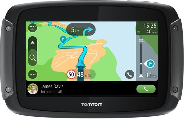 TomTom Rider 500 Navigationsgerät in Schwarz mit Wi-Fi - Bild 1