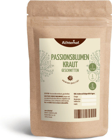 Achterhof Passionsblumenkraut geschnitten getrocknet 500 g - Bild 1
