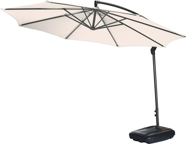 OutsideWorld Terrassenschirm Ersatzdach für 8 Streben in Weiß, Marktschirm Ersatzbezug Type 8 - Bild 1