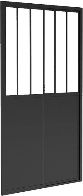 Vente-unique Duschtür Urbanik Schiebetür aus Glas in Schwarz, Breite: 100 cm - Bild 1