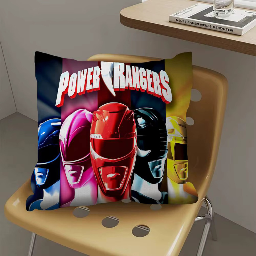 Potdemiel COOl Power R-Rangers Game Anime Kissenbezug, Dekokissenbezug für dein Sofa, Mehrfarbig, B/B: 45 x 45 cm - Bild 6