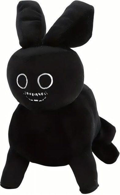 Yiran toy 1 Roblox Forsaken Gubby Plüschtier Schwarz Weiß Gelb Blau 25cm - Bild 1
