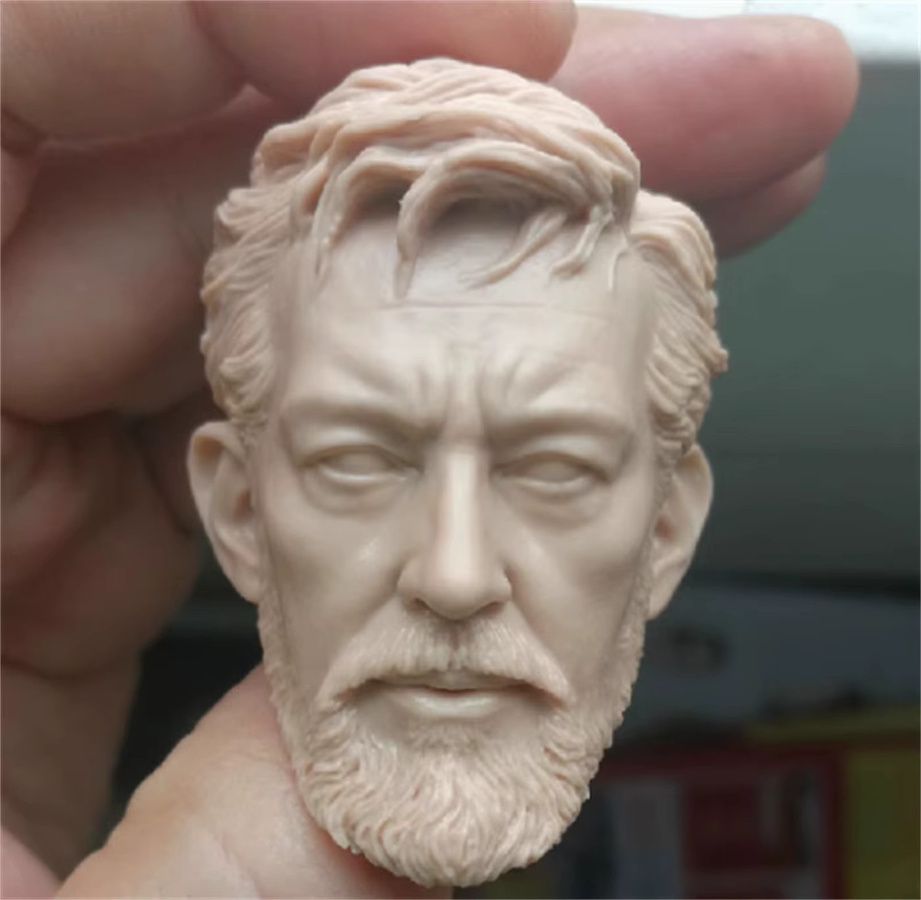 Star Wars Jedi-Meister Obi Wan Kenobi, Kopfskulptur, Maßstab 1:6, Zubehör - Bild 3