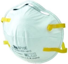3M Atemschutzmaske 8710E FFP-1 NRD in Weiß - Bild 1
