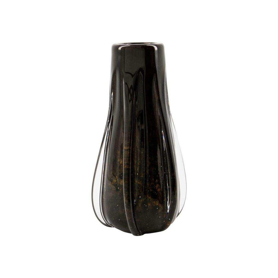 House Doctor Vase Ramm braun Glas Höhe: 30 cm - Bild 1