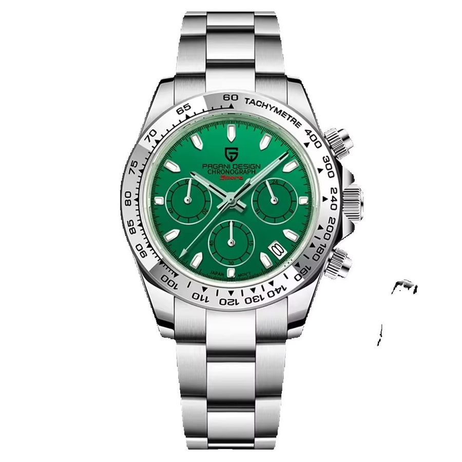Pagani Design Chronograph, Quarz, Edelstahl, Saphirglas, Herren - Bild 7