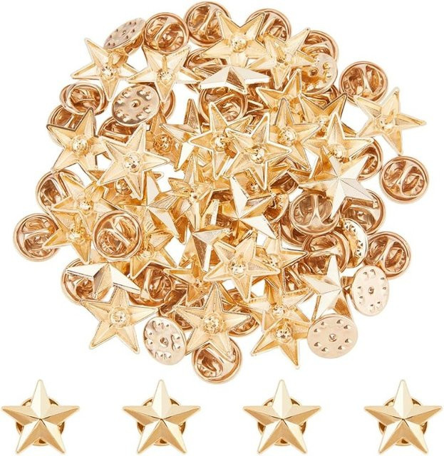 Anstecknadel Stern, Legierung, Unisex - Bild 1