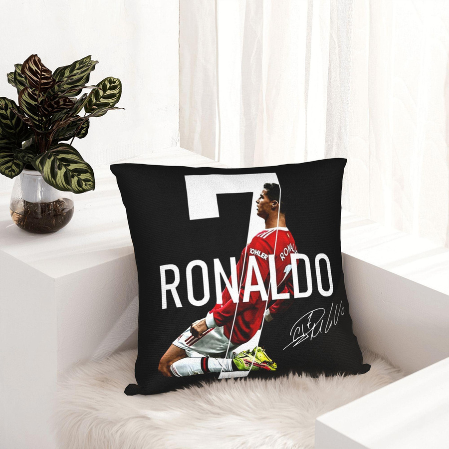 Dekorativer Kissenbezug Cristiano Ronaldo CR7 in Multicolour, Peach Skin Material, B/B: 50 x 50 cm - Bild 3