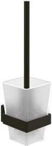 Villeroy & Boch WC-Bürstengarnitur Elements Striking in Weiß, Glas satiniert, Wandmontage, B/T/H: 9,4 x 34,0 x 11,8 cm - Bild 1
