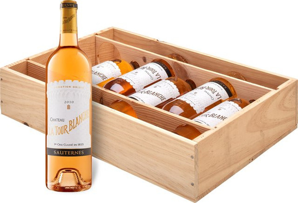 Château La Tour Blanche Sauternes AOC süß 2010 Dessertwein 6 x 0,75 l