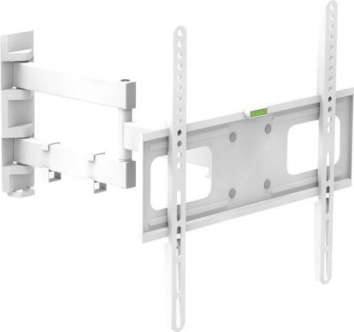 My Wall H26-1WL TV-Wandhalterung in Weiß für 32 bis 55 Zoll, neigbar, schwenkbar, rotierbar und ausziehbar mit variablem Wandabstand - Bild 1