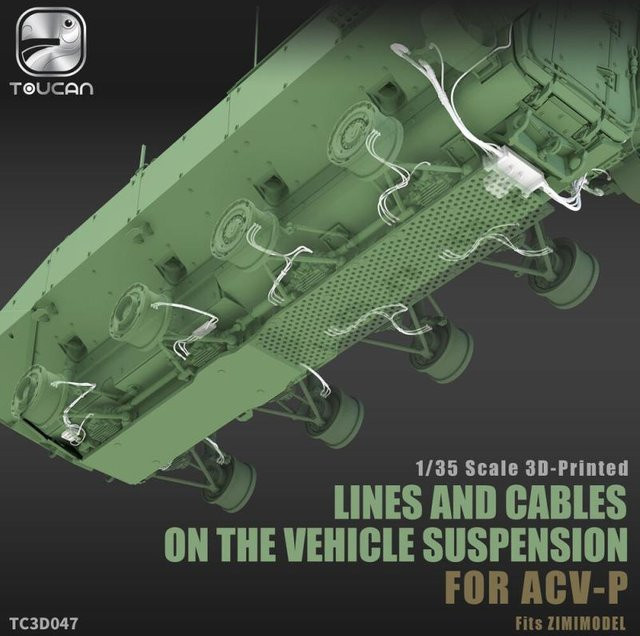 Toucan Model Hydraulic Lines & Cables for ACV-P - Bild 1