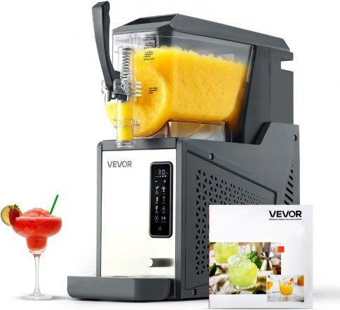 VEVOR Slushie Machine mit 4l Tank für gefrorene Getränke, Margarita Machine und Milkshake Maker mit Selbstreinigungsfunktion, transparent - Bild 1