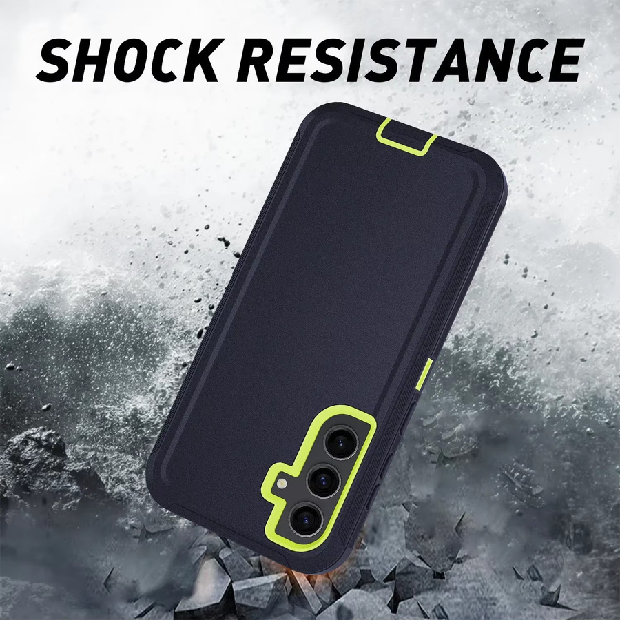 OtterBox Defender Armor Series Schutzhülle für Samsung Galaxy A16 A06 A56 A36 A26 A13 A35 A34 A14 A15 A55 in Schwarz und Grün - Bild 4