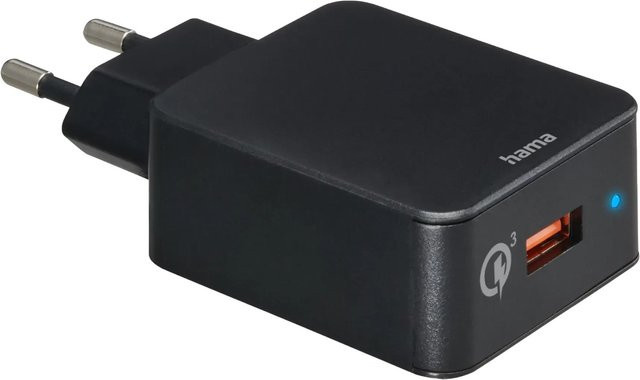 Hama Schnellladegerät USB-A 19,5 W Schwarz - Bild 1