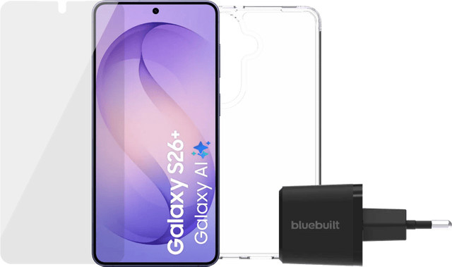 Samsung Galaxy S26 Plus 512GB 5G Smartphone Dunkelblau mit Zubehörset - Bild 1