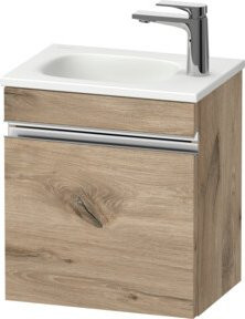 Duravit Waschtischunterschrank Sivida wandhängend mit Tür in Ei Marmor, B/T/H: 40 x 44 x 29,5 cm - Bild 1