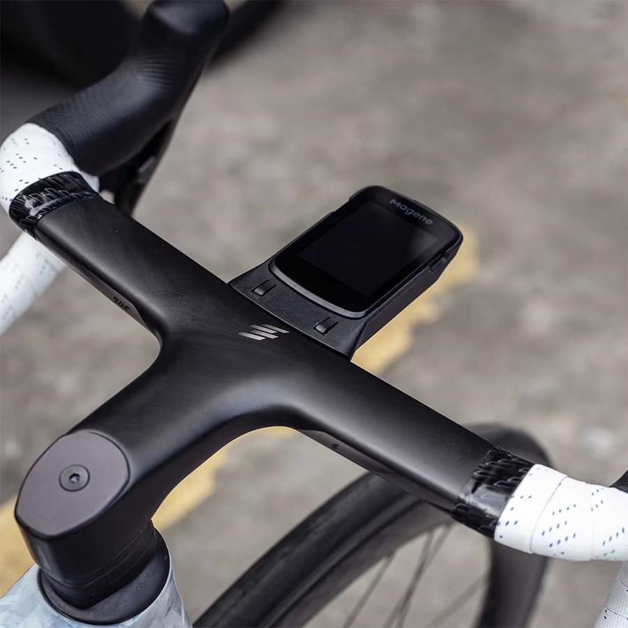 BIGROCK integrierte Lenkerhalterung für Computer und Kamera in Schwarz, kompatibel mit Magene, Garmin und iGPSPORT - Bild 3