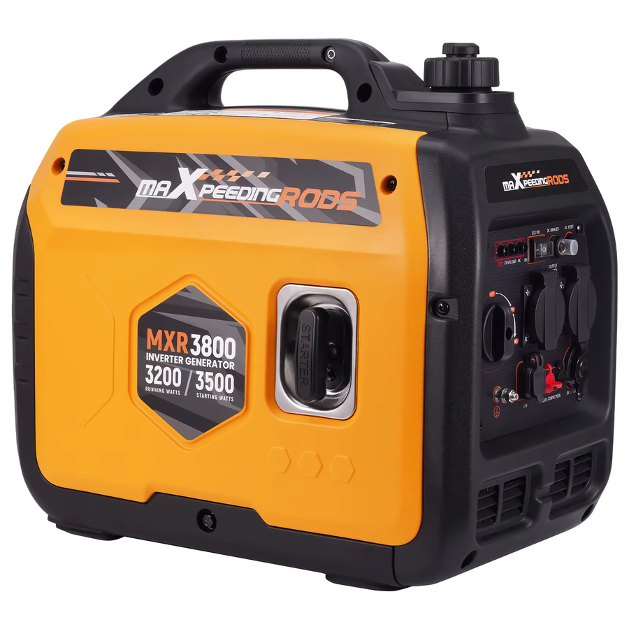 Maxpeedingrods Tragbarer Stromgenerator 3000W in Orange für Camping und Wohnmobile - Bild 3
