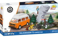 COBI Volkswagen T3 Camper Van Klemmbaustein Set in Orange und Weiß - Bild 1