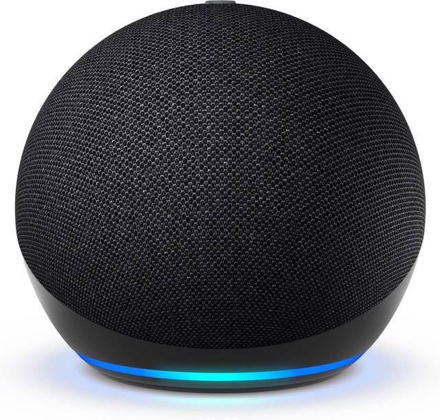 Amazon Echo Dot (5. Generation) Smart Speaker mit Alexa in Charcoal/Schwarz - Bild 1