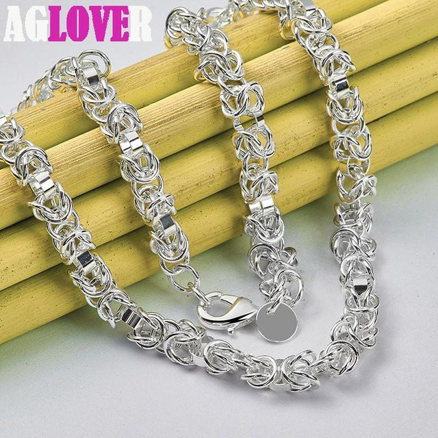 AGLOVER Halskette 925 Silber, 50 cm, Damen - Bild 1