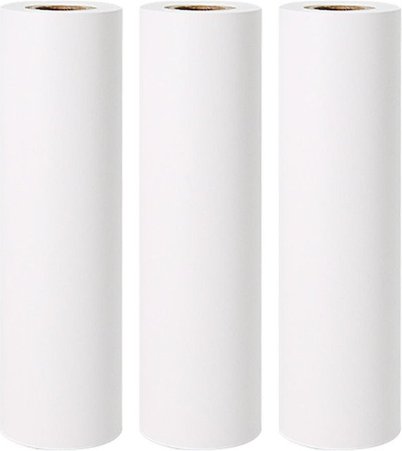 3 Rollen selbstklebendes Thermopapier von Pooli in Weiß, BPA-frei und langlebig, Durchmesser: 30 mm, Breite: 110 mm - Bild 1