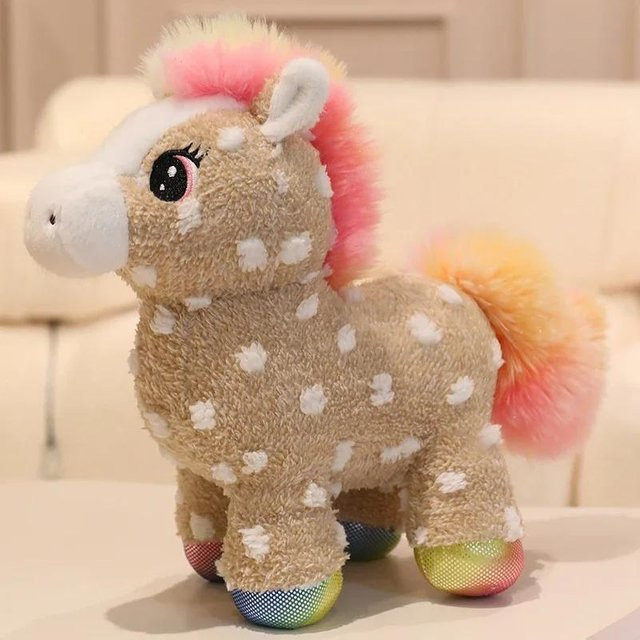 Yiran toy Regenbogenpferd Einhorn, Plüschtier, 25cm - Bild 1