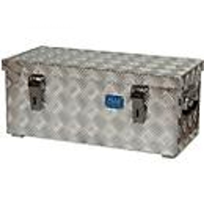 Alutec Riffelblechbox aus Aluminium in Silber, Volumen: 37 l, L x B x H: 62,2 x 27,5 x 27,0 cm - Bild 2