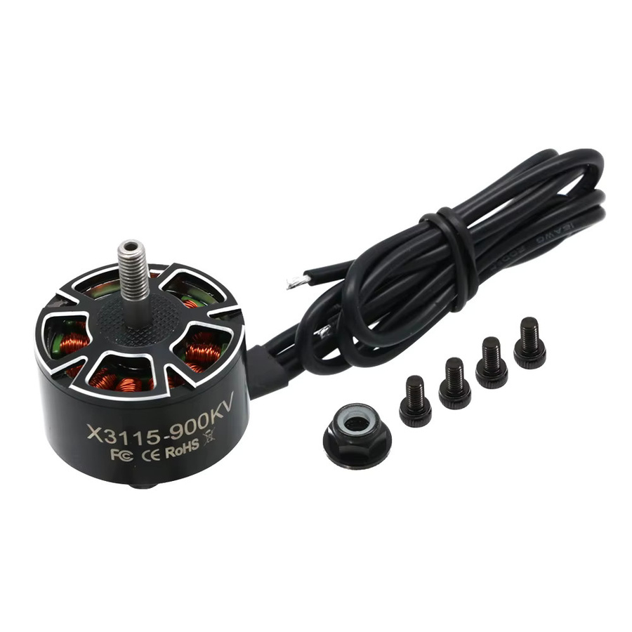 uangel x3115 Bürstenloser Motor für FPV Freestyle 9 Zoll 10 Zoll Langstrecken-Cinelifter RC-Drohnen, 4er-Set, Schwarz - Bild 2