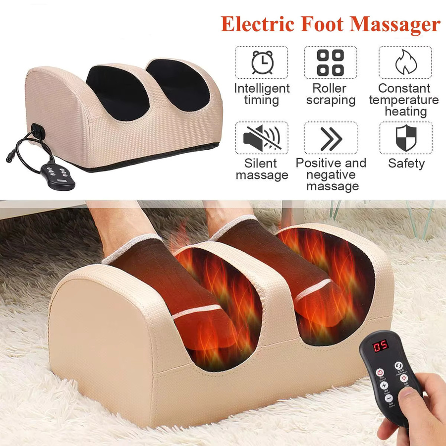Elektrisches Fußmassagegerät von monclique mit Wärmefunktion und Vibration in Schwarz - Bild 5