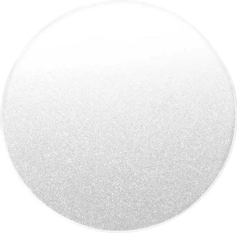 Spiegelplatte mit Glitter in Silber von Feeric Lights & Christmas, rund, Durchmesser: 10 cm - Bild 1