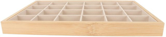 Schmuckaufbewahrung Display-Schale, 24 Fächer, Beige - Bild 1