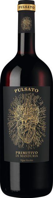 Pulsato Primitivo di Manduria 2023 Rotwein, Apulien, trocken, 1,5 l - Bild 1