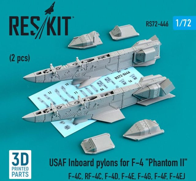 ResKit Models USAF Inboard pylons for F-4 Phantom II, 2-teiliges Set - Bild 1