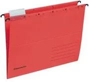 Soennecken Hängemappe für A4 in Rot aus Papier und Kunststoff mit Blauer Engel Zertifizierung - Bild 1