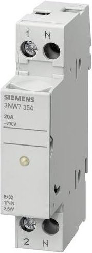 Siemens Zylindersicherungshalter 3NW7314 in Weiß - Bild 1