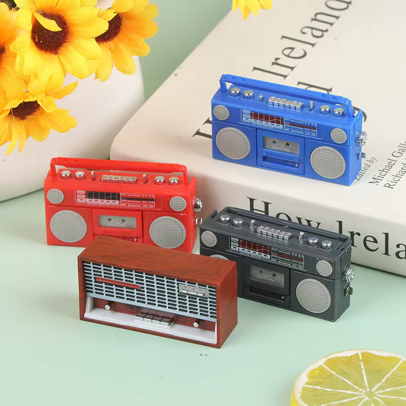 Miniatur Radio Modell Recorder, Puppenhaus Möbel, 1:12 - Bild 2