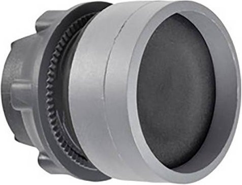 Schneider Electric ZB5AA26C0 Drucktaster-Frontelement aus Kunststoff in Schwarz und Grau mit IP69K Schutzart - Bild 1
