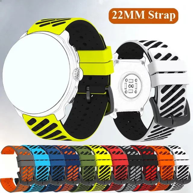 QCTOG Uhrenarmband Silikon, 22 mm, Unisex - Bild 1