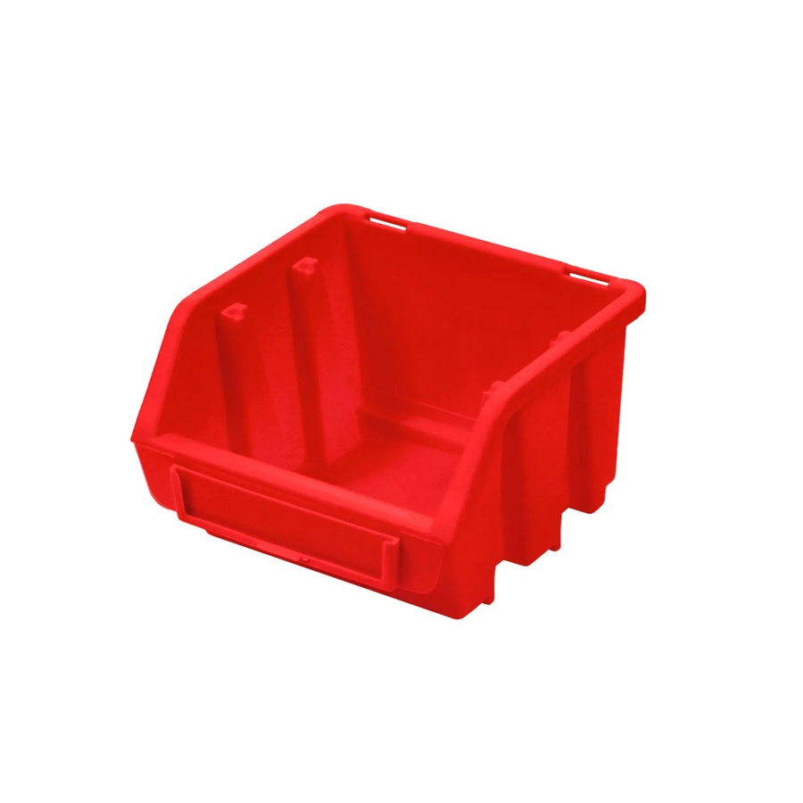 PROREGAL Sichtlagerbox aus Polypropylen in Rot, H x B x T: 11,2 x 7,5 x 11,6 cm - Bild 2