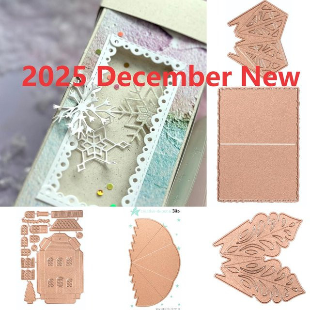 Schnee-Engel-Stempel 2025 aus Metall in Silber für DIY-Handwerk und Grußkarten-Gestaltung - Bild 1