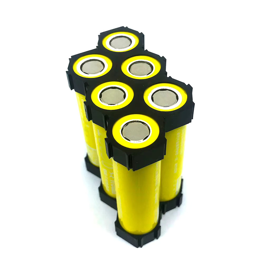 DAZZLEEX 21700 Batteriehalterungen aus schwarzem Kunststoff für DIY-Akkupacks mit Flachkopf-Design - Bild 2