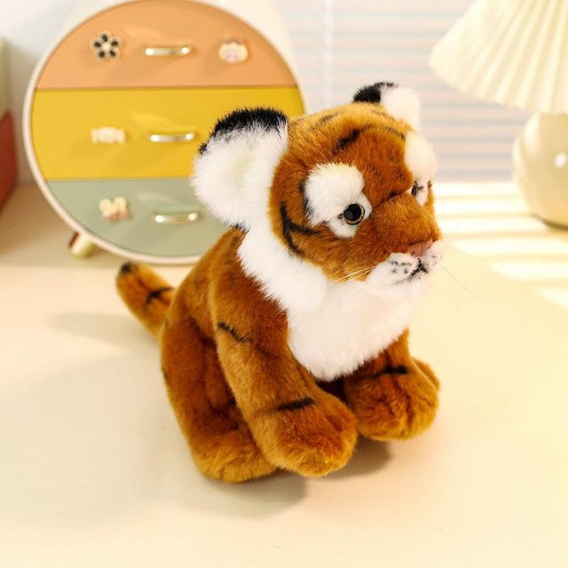 BC Pet Supplies Leopard Tiger Plüschtier, Stofftier, 25cm, Bunt / Mehrfarbig - Bild 1