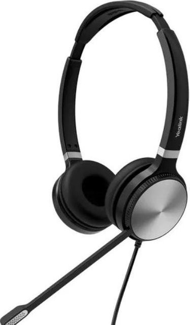 Yealink YHS36 E2 Dual Headset Schwarz mit Noise-Cancelling, HD-Wideband und RJ9-Anschluss - Bild 1