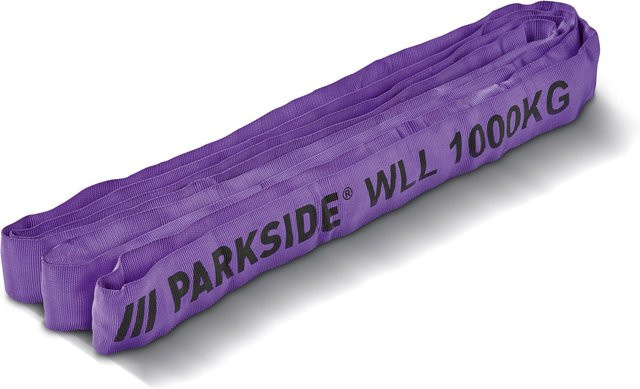 Parkside Hebeschlinge 1000/2000kg 4er Set in Lila - Bild 1