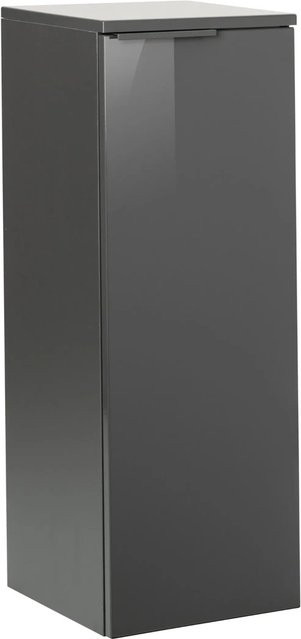 Fackelmann Bad-Hochschrank Luna in Anthrazit mit Soft-Close-Tür, B/T/H: 30,2 x 32,0 x 82,6 cm - Bild 1