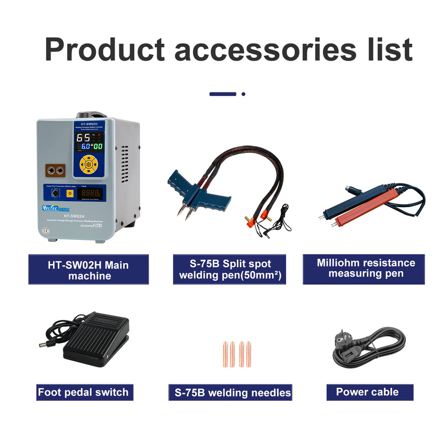 XPGTool Punktschweißgerät 7000A 42kW Impuls-Batterieschweißmaschine für 18650 Lithium-Batteriepacks, Aluminium und Nickel, Grau - Bild 3