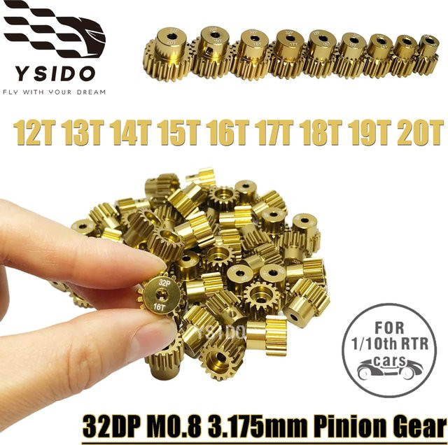 YSIDO Metall-Zahnrad, Motorgetriebe, Gelb - Bild 1